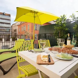 F2 Terrasse, Moderne, Hyper Centre, Clim, Ascenseur Nizza